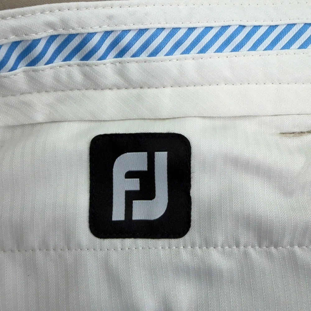FootJoy FJ Pants Mens 38x30 (Fits 39x29)‎ Tan Chino Performance Stretch Golf